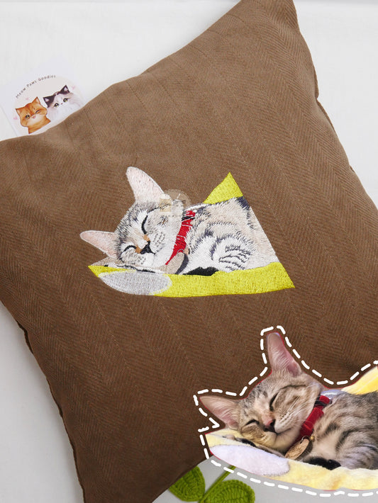客製化寵物刺繡抱枕
