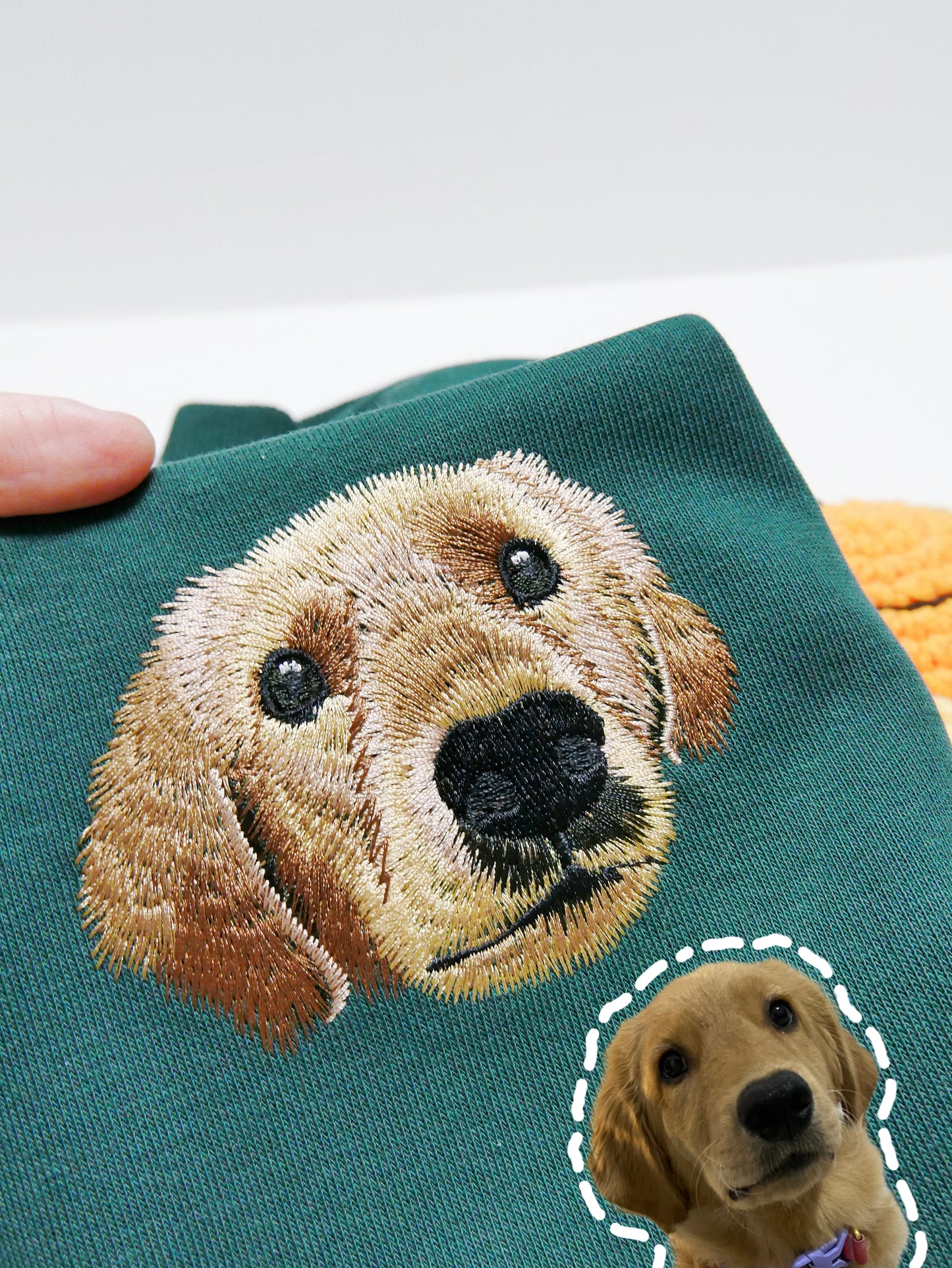 客製化毛孩刺繡大學T