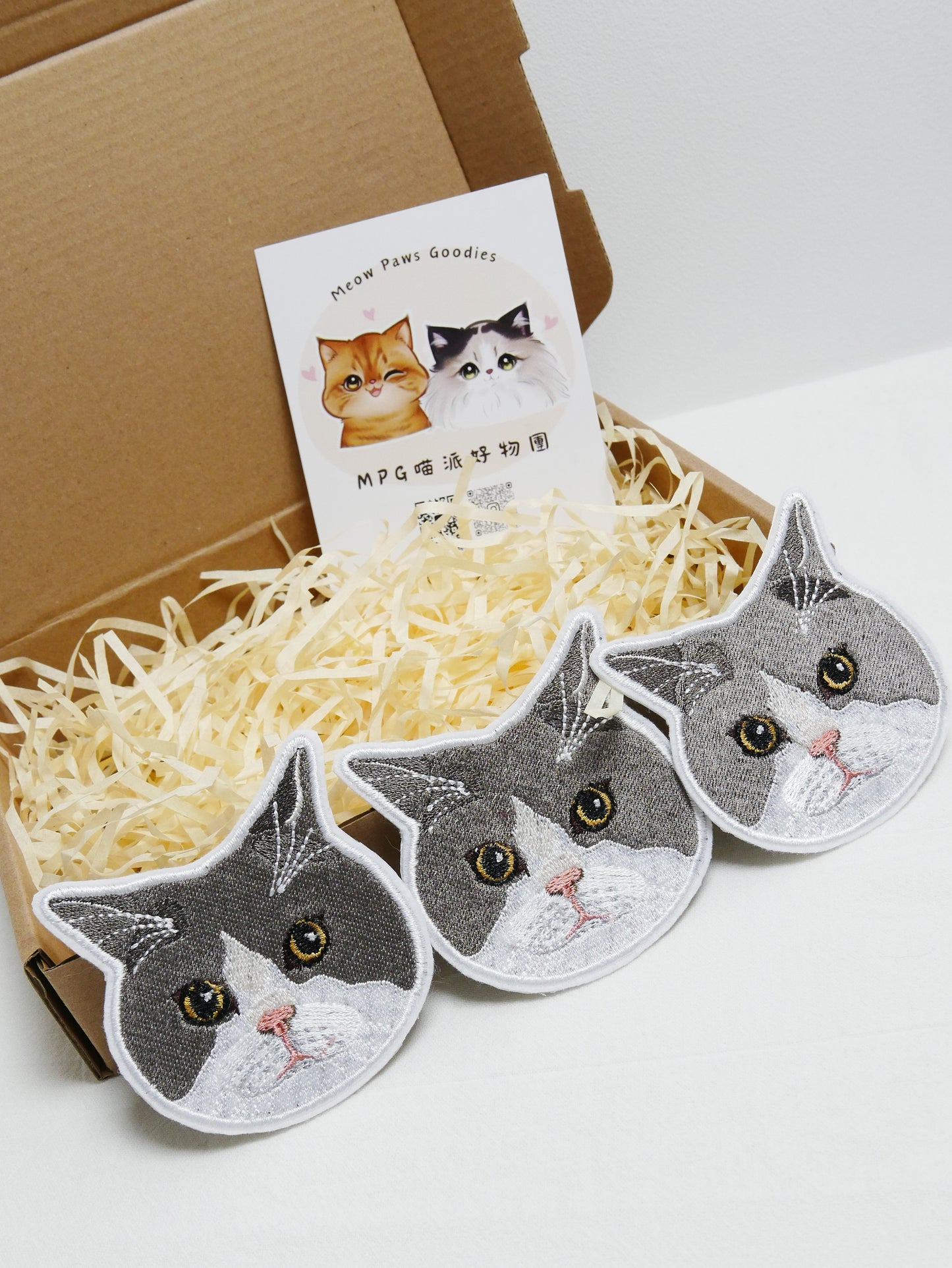 客製化寵物刺繡貼