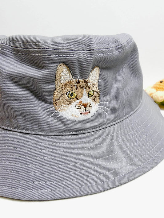 客製化寵物刺繡漁夫帽