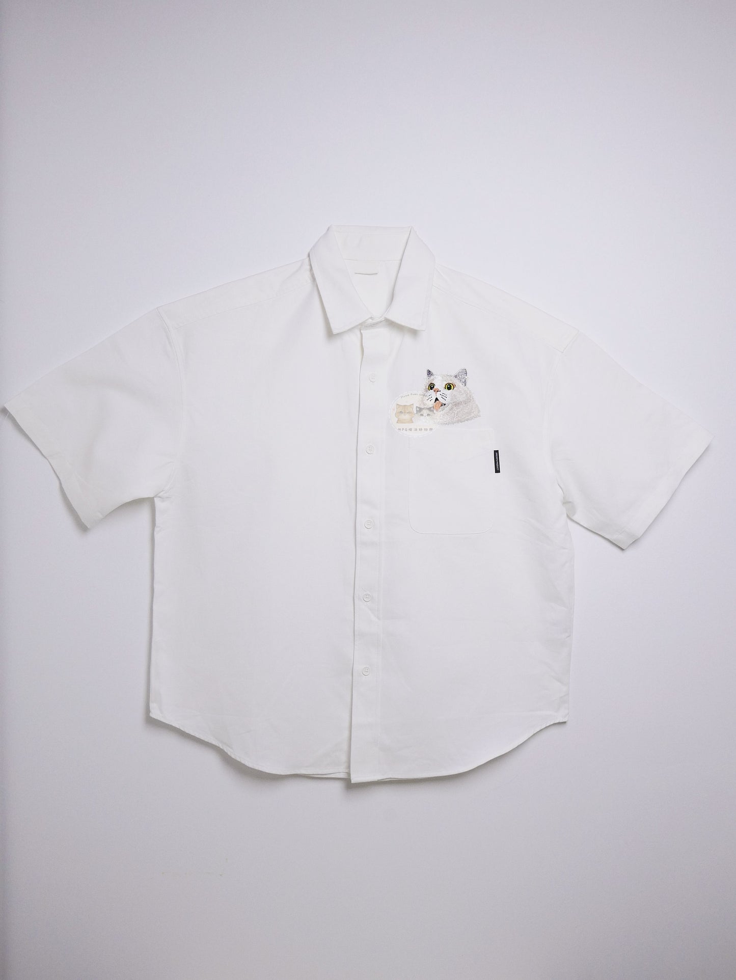 客製化寵物刺繡襯衫 (短袖)