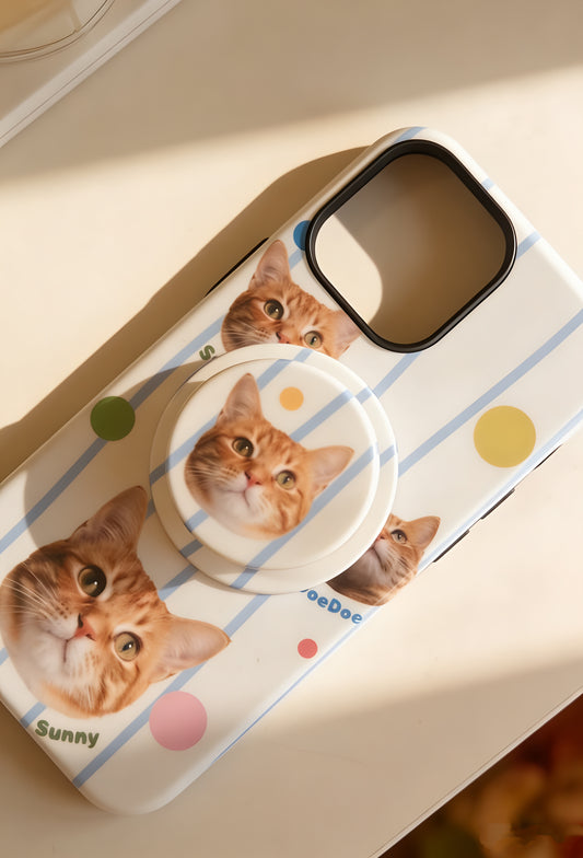 來圖客製化毛孩圖案蘋果手機殼