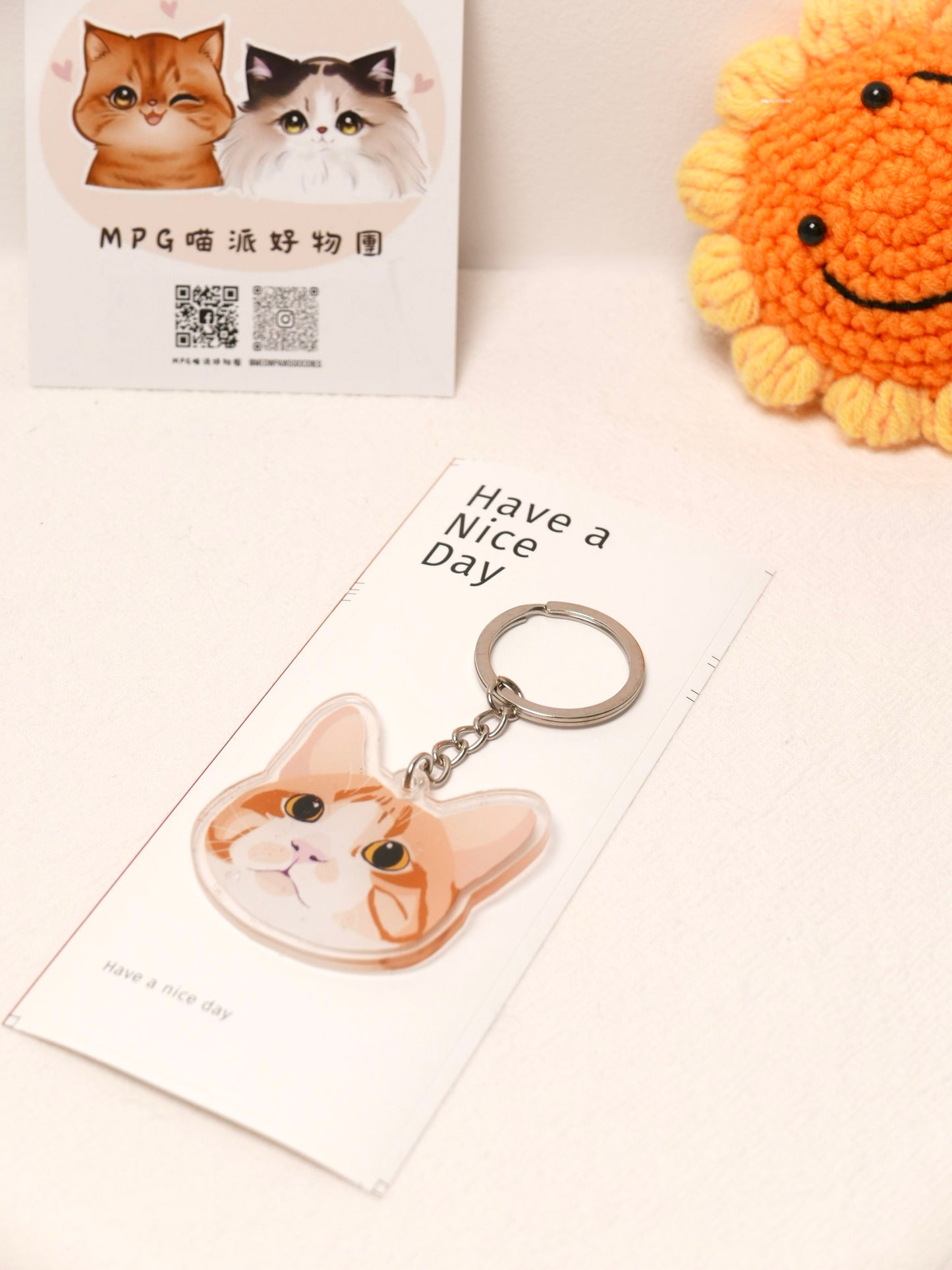 毛孩客製鑰匙圈(手繪)