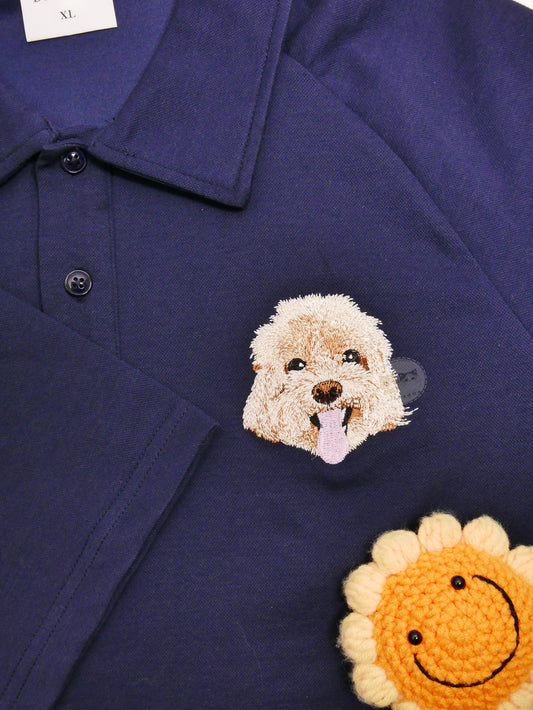 客製化寵物刺繡Polo衫