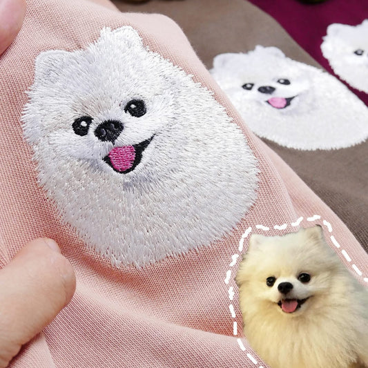 客製化寵物刺繡T恤短袖