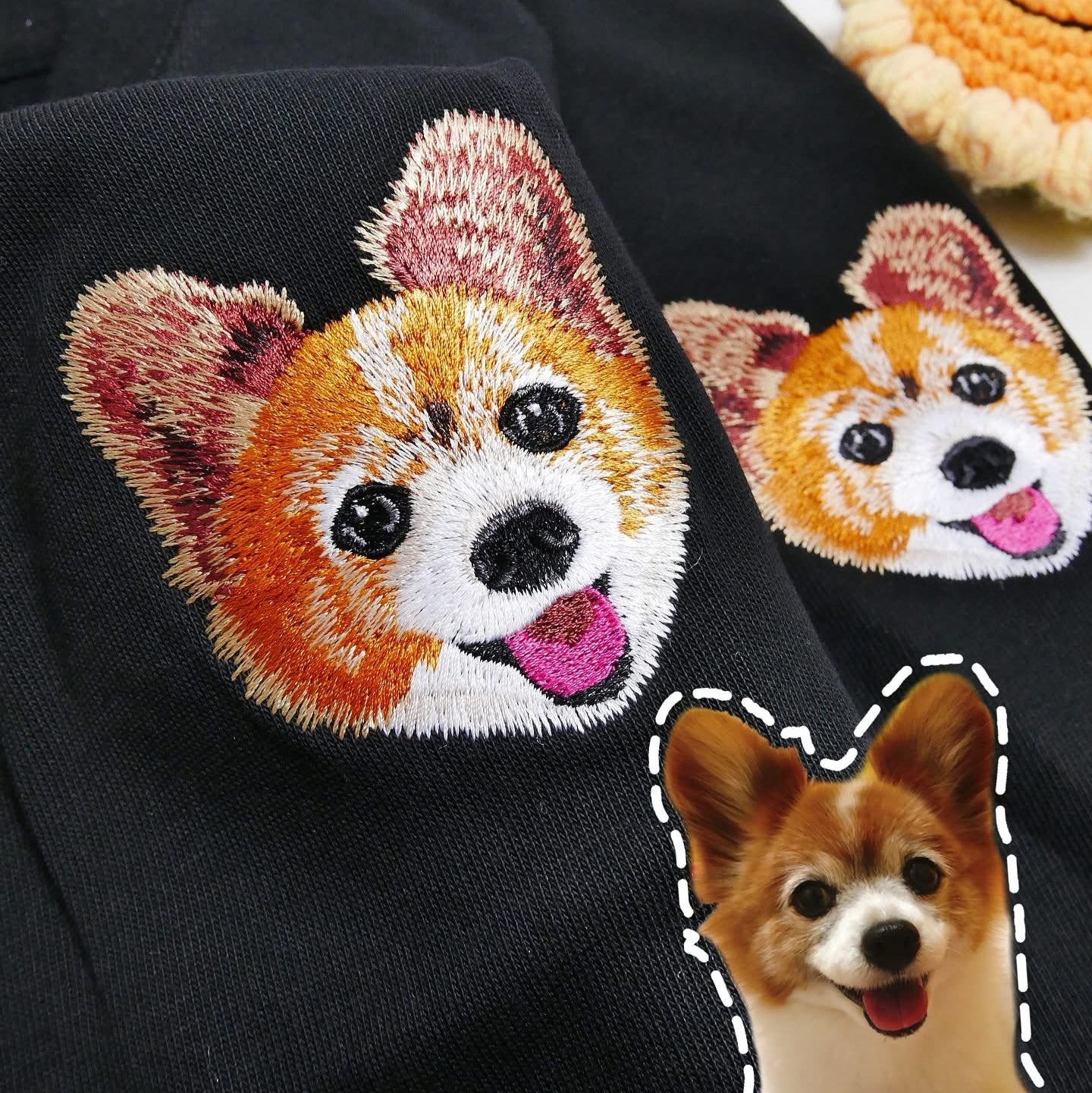 客製化寵物刺繡T恤短袖
