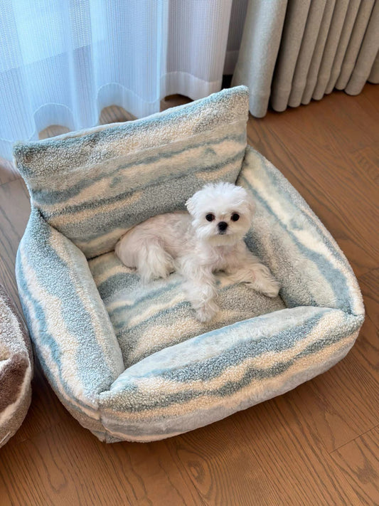 No.335【寵物窩墊】高靠背擋風安全感慵懶寵物沙發