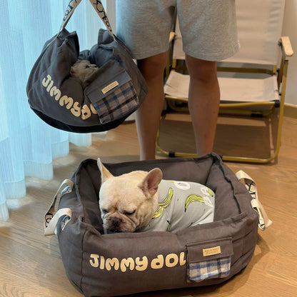 No.341【寵物窩墊】耐髒手提四季狗窩貓窩