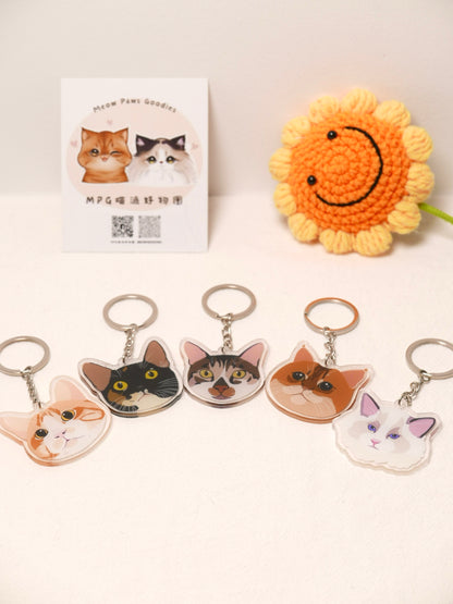 毛孩客製鑰匙圈（手繪）