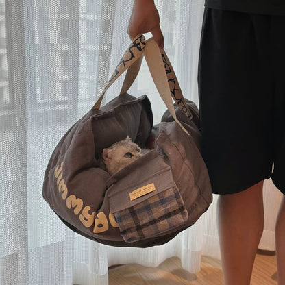 No.341【寵物窩墊】耐髒手提四季狗窩貓窩