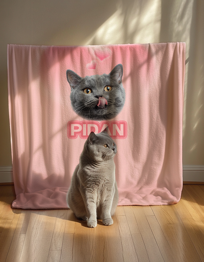 客製化訂製寵物圖案毛毯