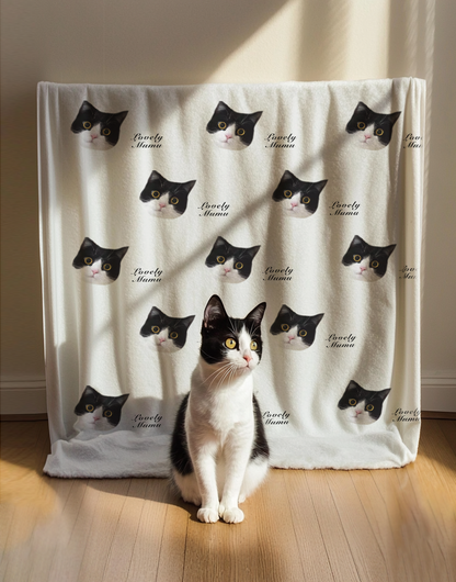 客製化訂製寵物圖案毛毯