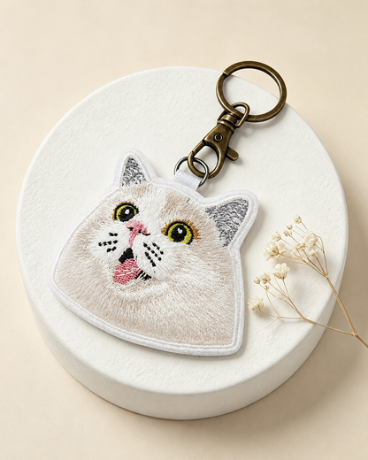客製化寵物刺繡鑰匙圈