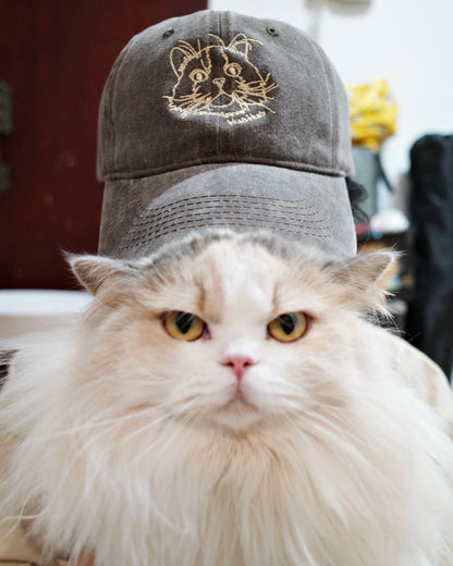 線稿風格寵物刺繡介紹