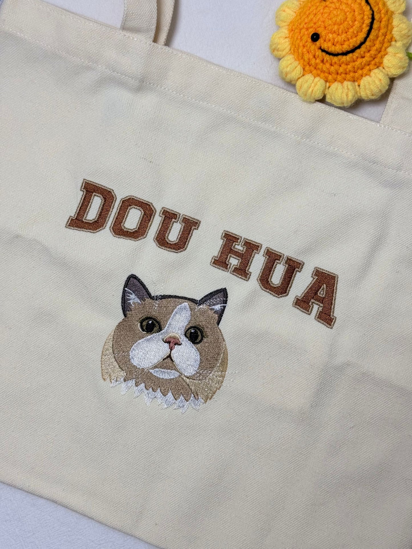 客製化寵物刺繡帆布包