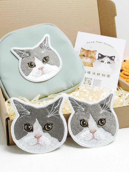 客製化寵物刺繡貼