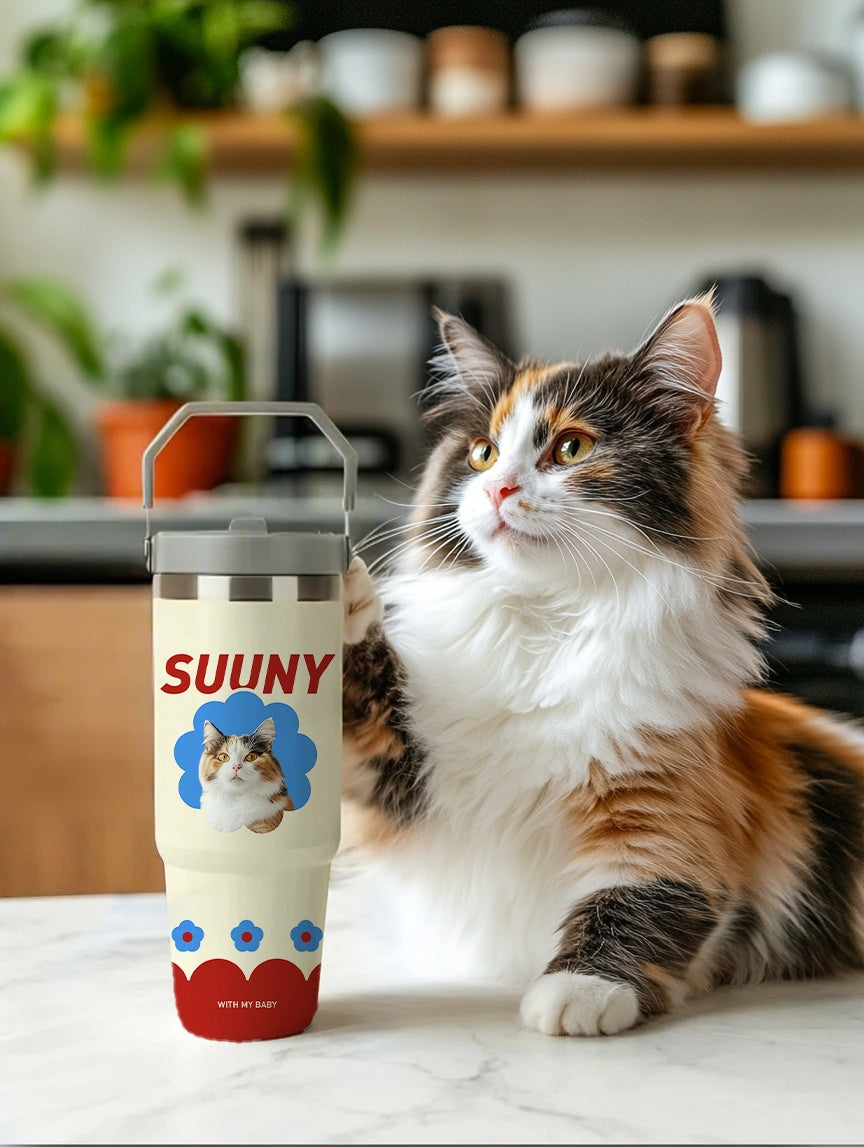 客製化訂製寵物照片冰霸杯