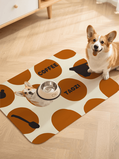 客製印刷寵物餐墊｜可印狗狗貓咪照片