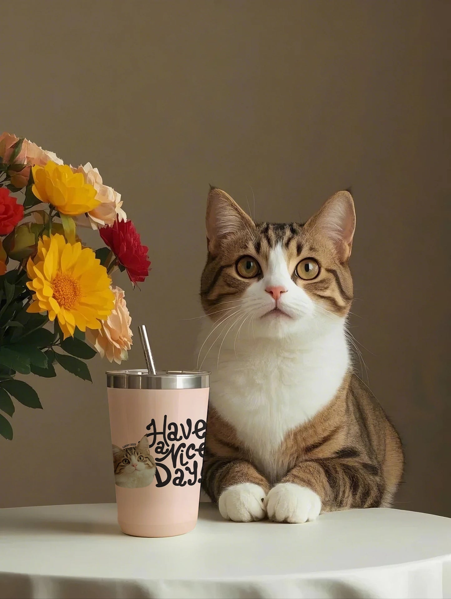 客製化訂製寵物照片冰霸杯