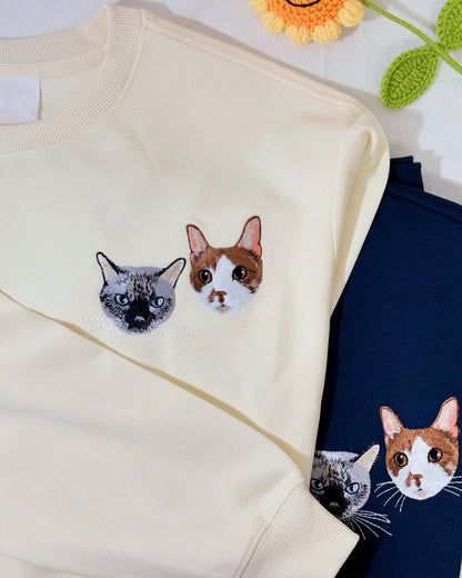 客製化毛孩刺繡大學T