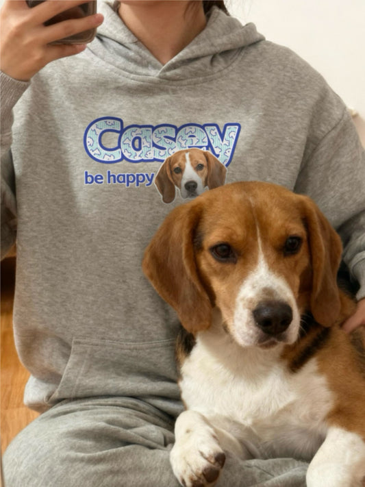 客製化寵物圖案印刷大學T/帽T