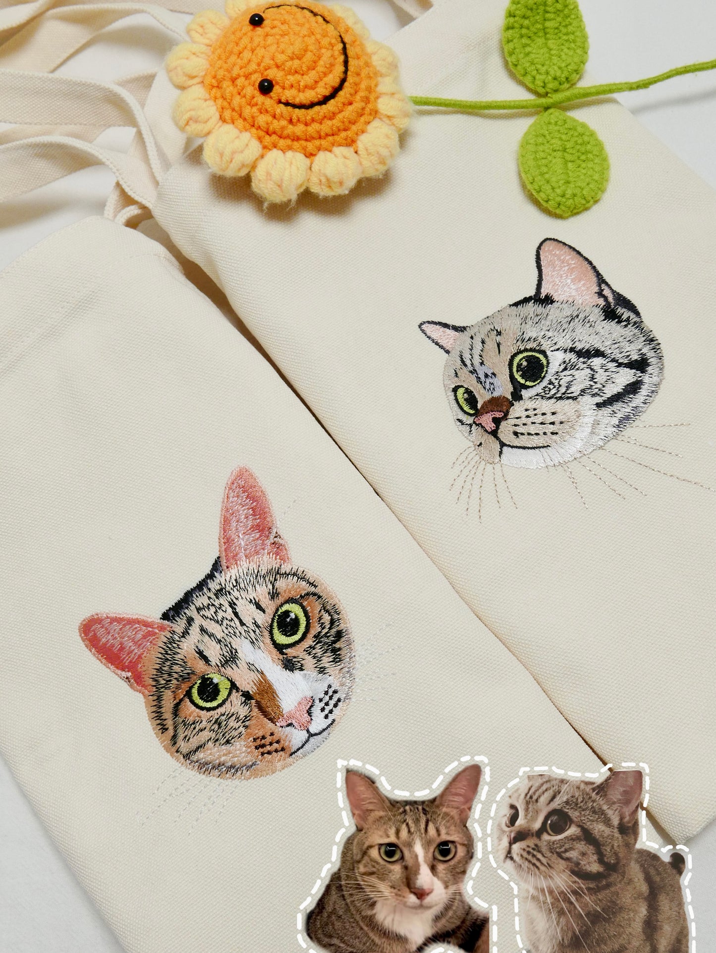 客製化寵物刺繡帆布包