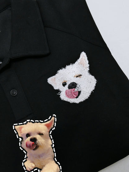 客製化寵物刺繡Polo衫