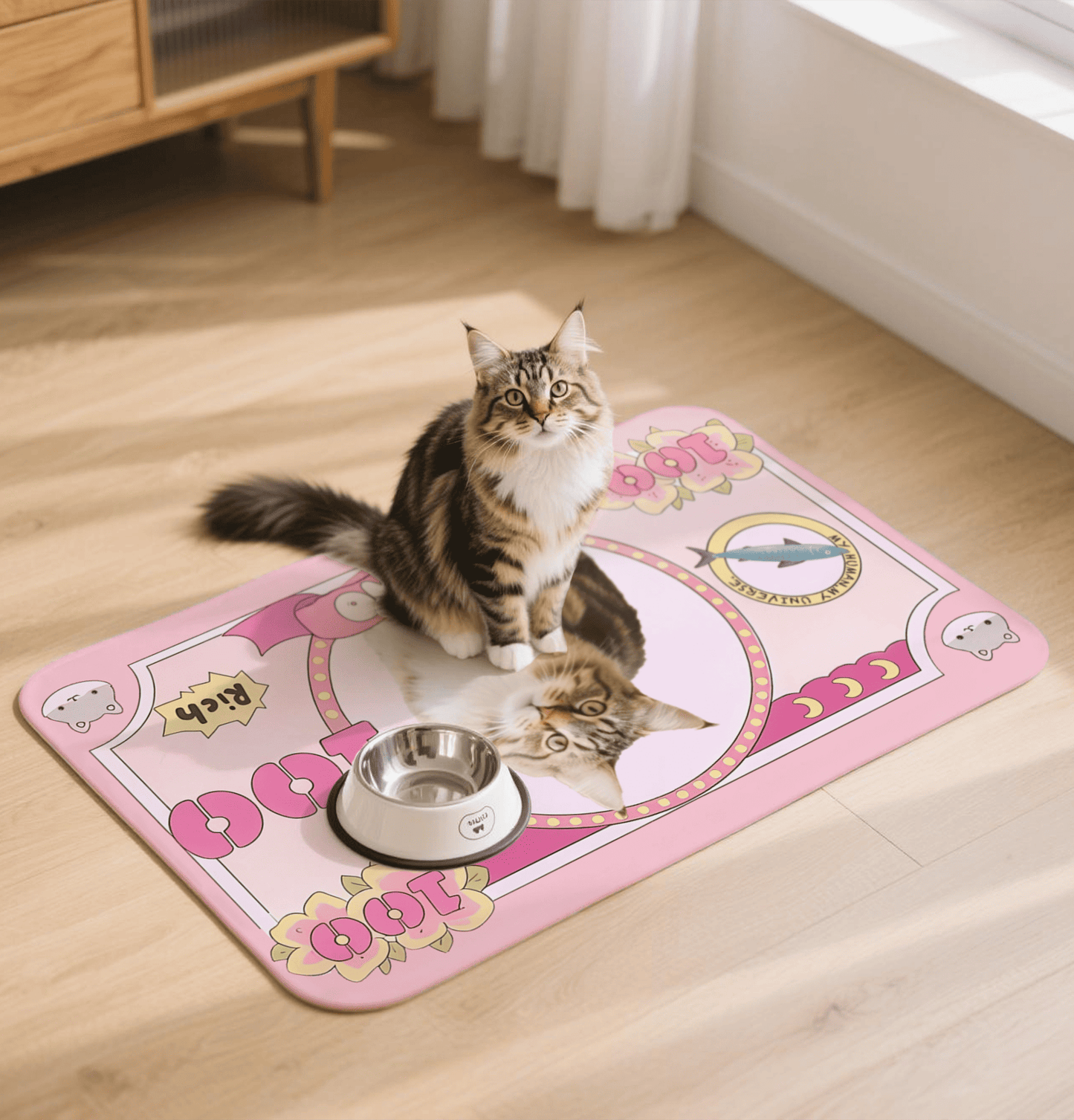 客製印刷寵物餐墊｜可印狗狗貓咪照片