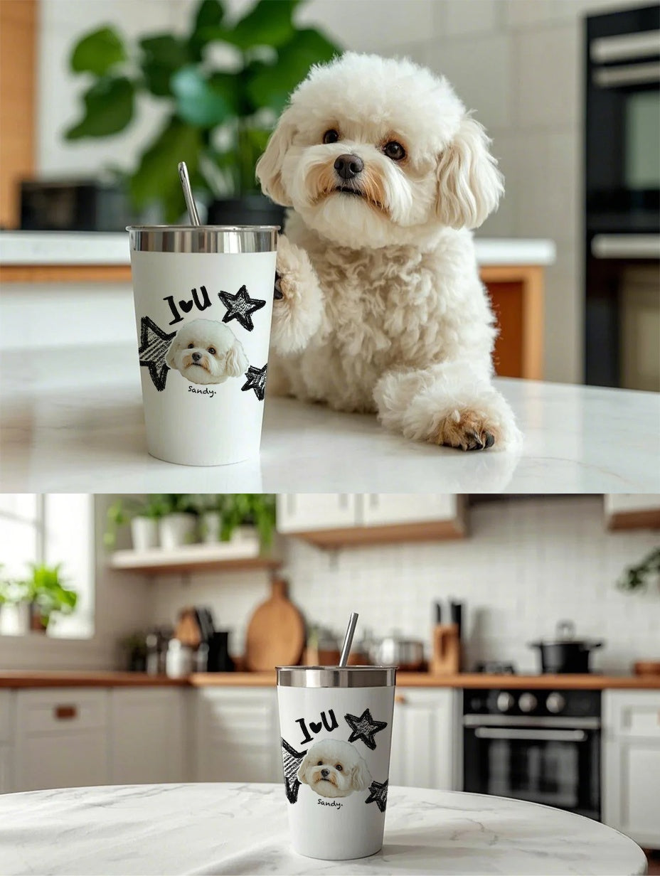 客製化訂製寵物照片冰霸杯