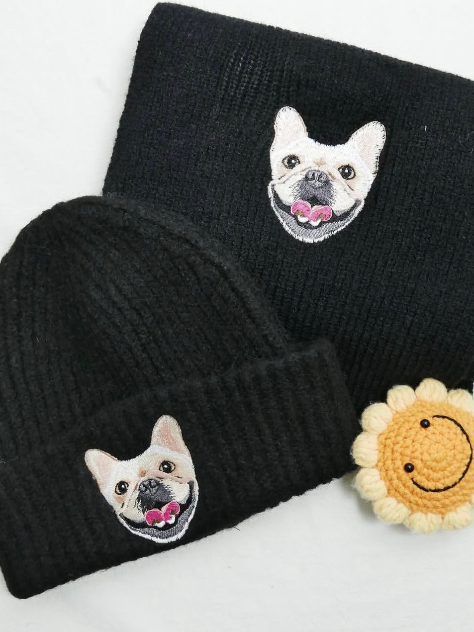 客製化毛孩刺繡毛帽