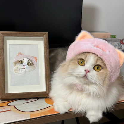 客製化毛孩刺繡相框