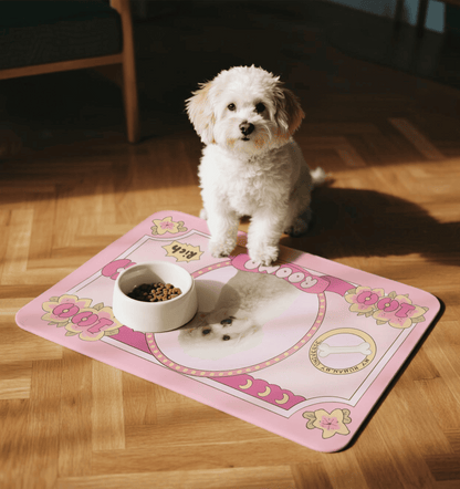 客製印刷寵物餐墊｜可印狗狗貓咪照片