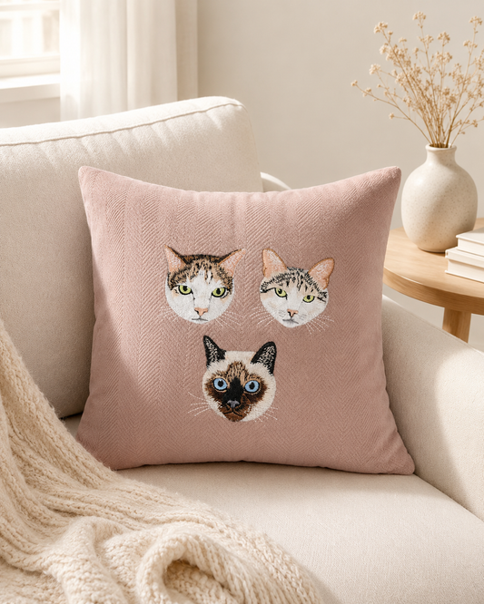 客製化寵物刺繡抱枕