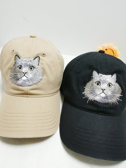 客製化寵物刺繡棒球帽