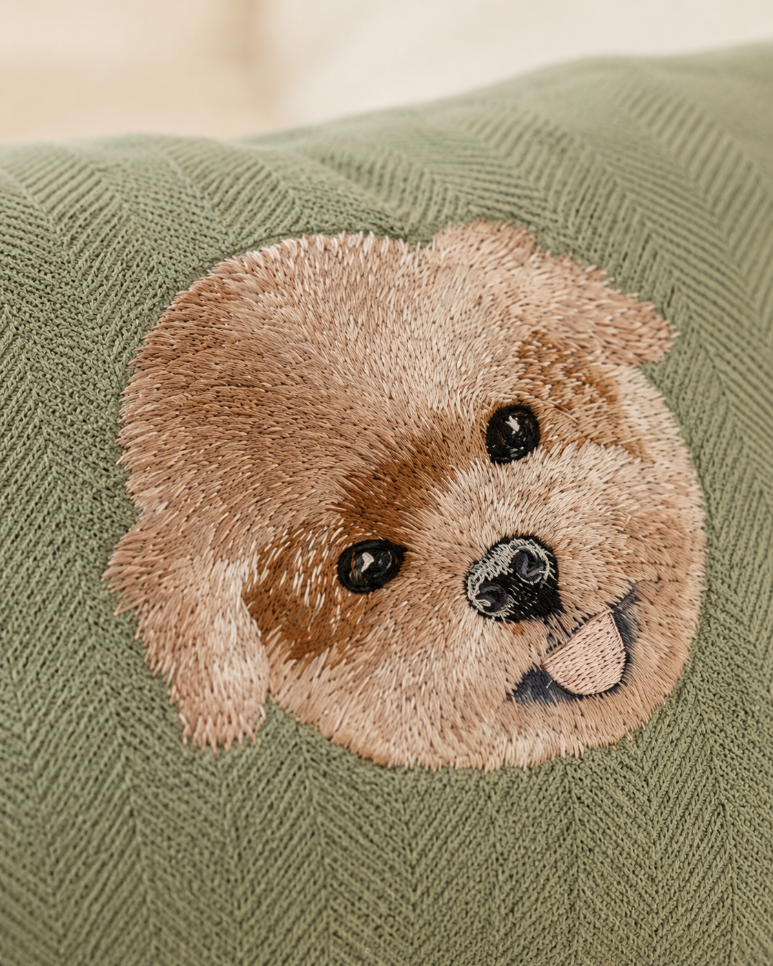 客製化寵物刺繡抱枕