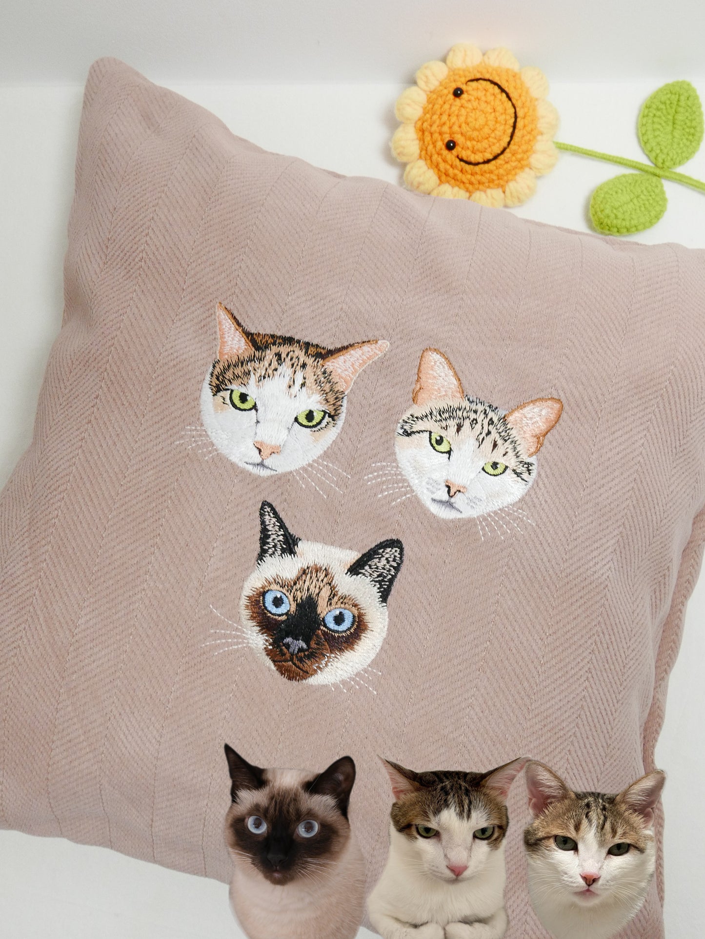 客製化寵物刺繡抱枕