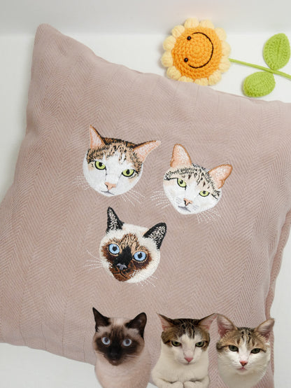 客製化寵物刺繡抱枕