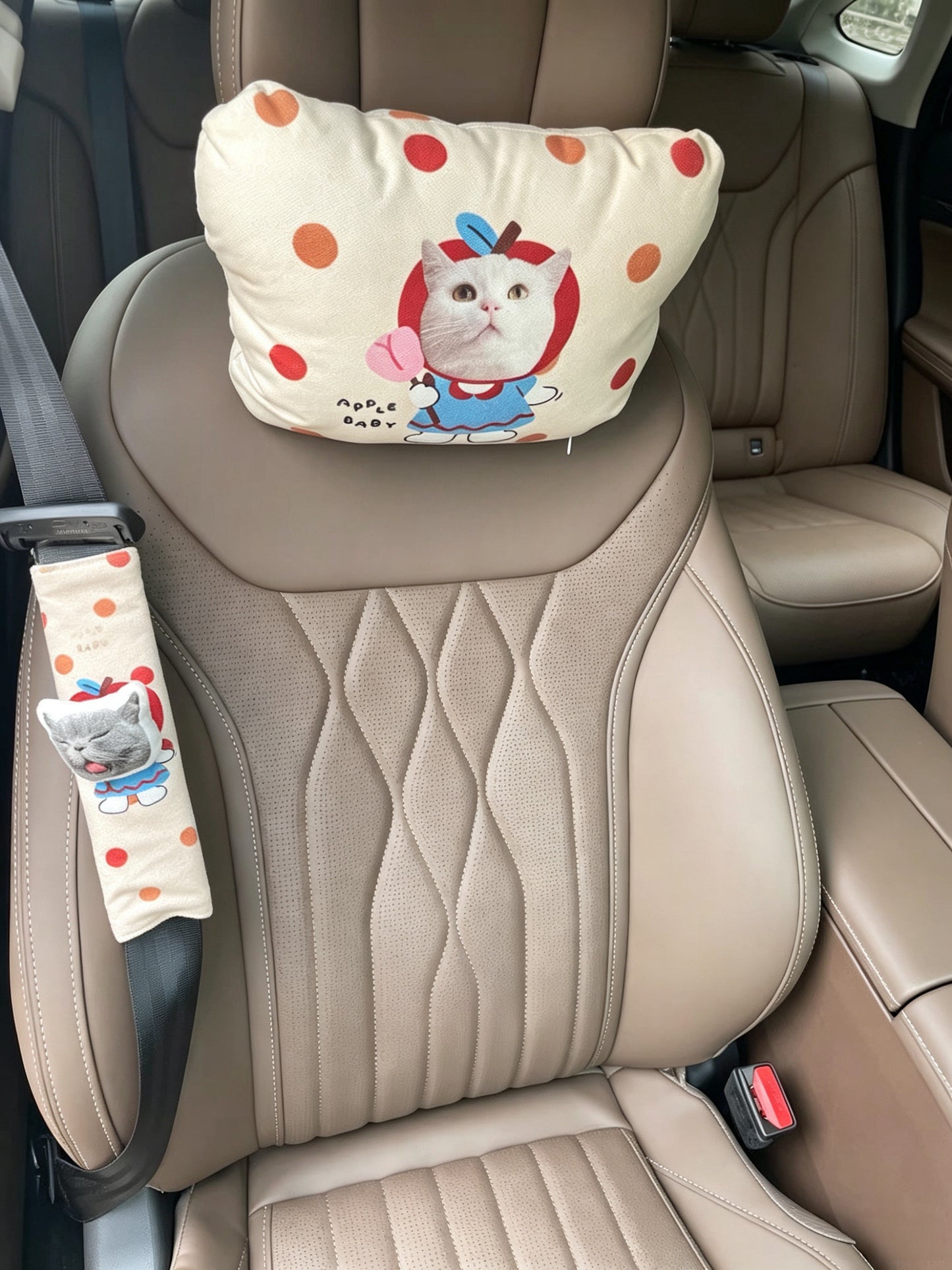 客製汽車安全帶護肩｜可印小孩、狗狗、貓咪照片