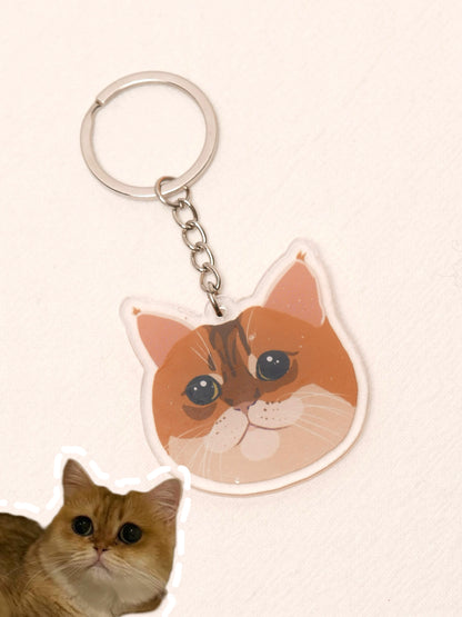 毛孩客製鑰匙圈（手繪）