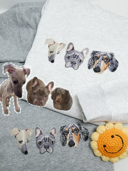 客製化毛孩刺綉大學帽T