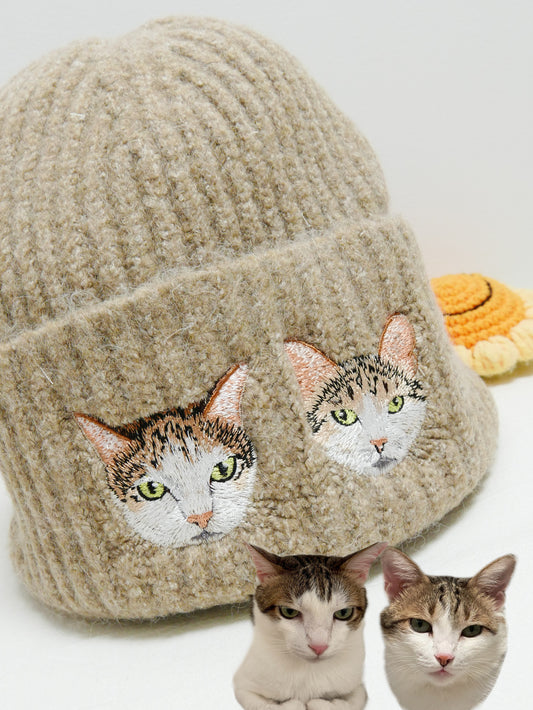 客製化毛孩刺繡毛帽