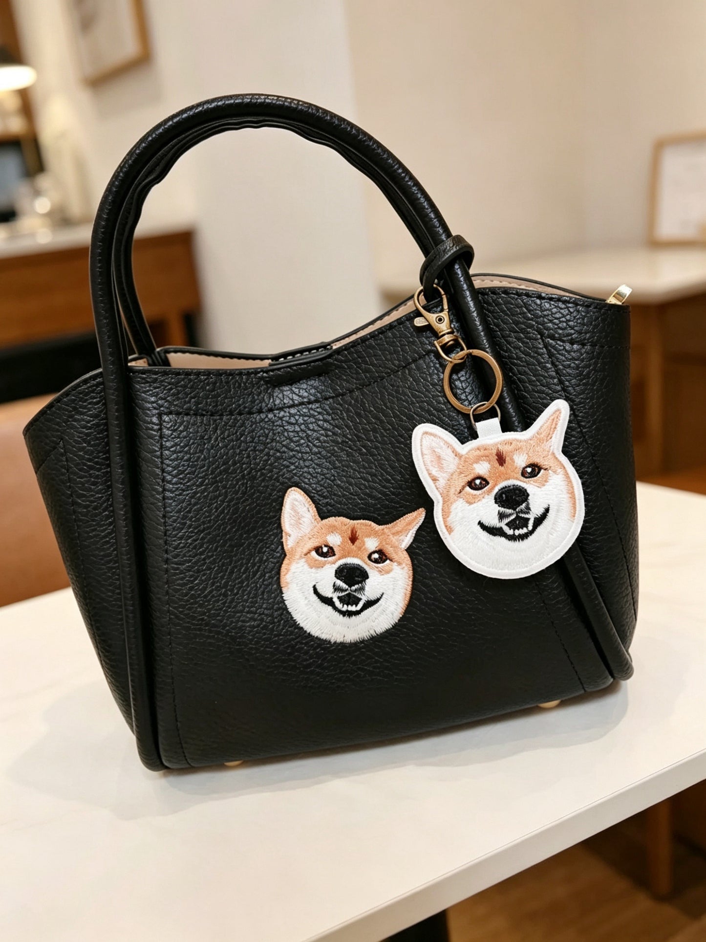客製化寵物刺繡菜籃子皮包