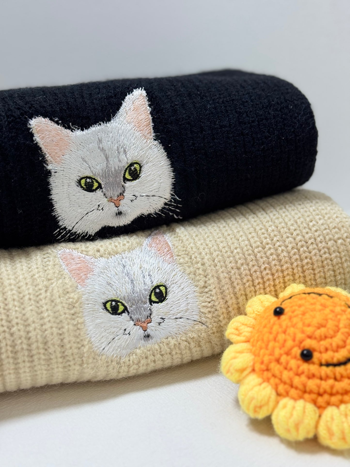 客製化寵物刺繡圍巾