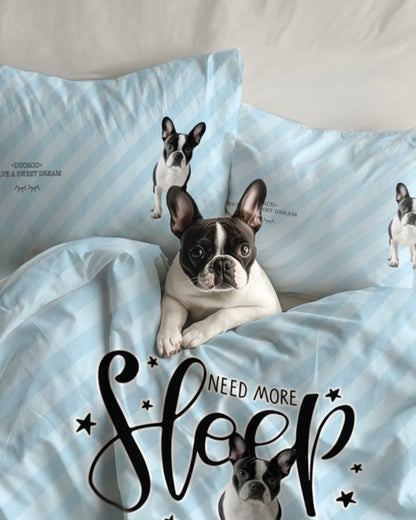 客製化寵物圖案被套枕套（三件套）