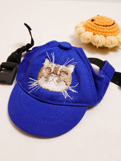 （毛孩用）客製化寵物刺繡棒球帽