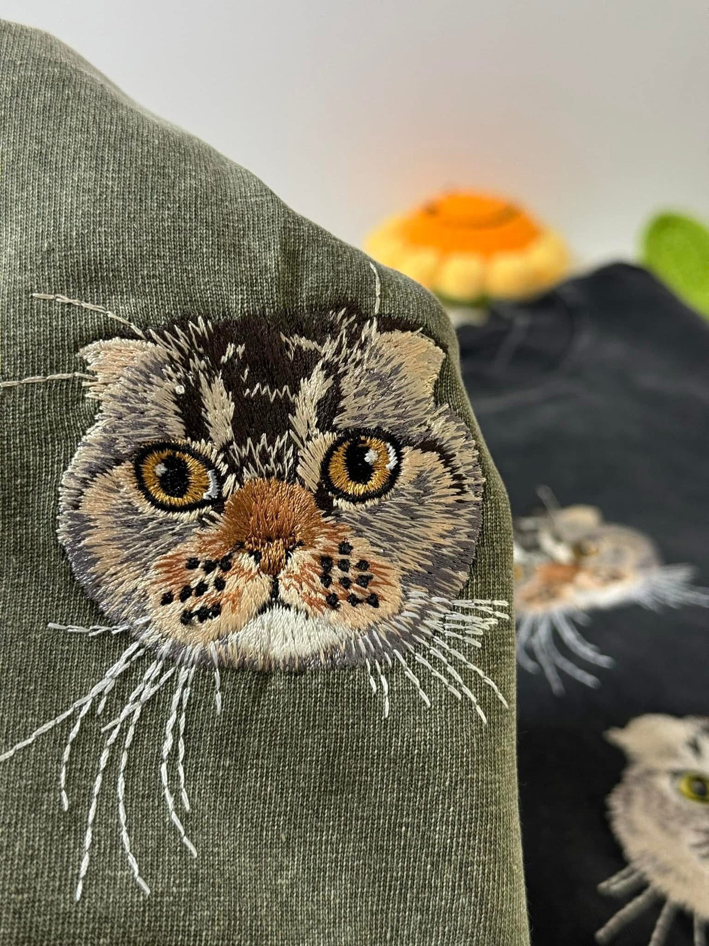 做舊水洗｜客製化寵物刺繡T恤短袖