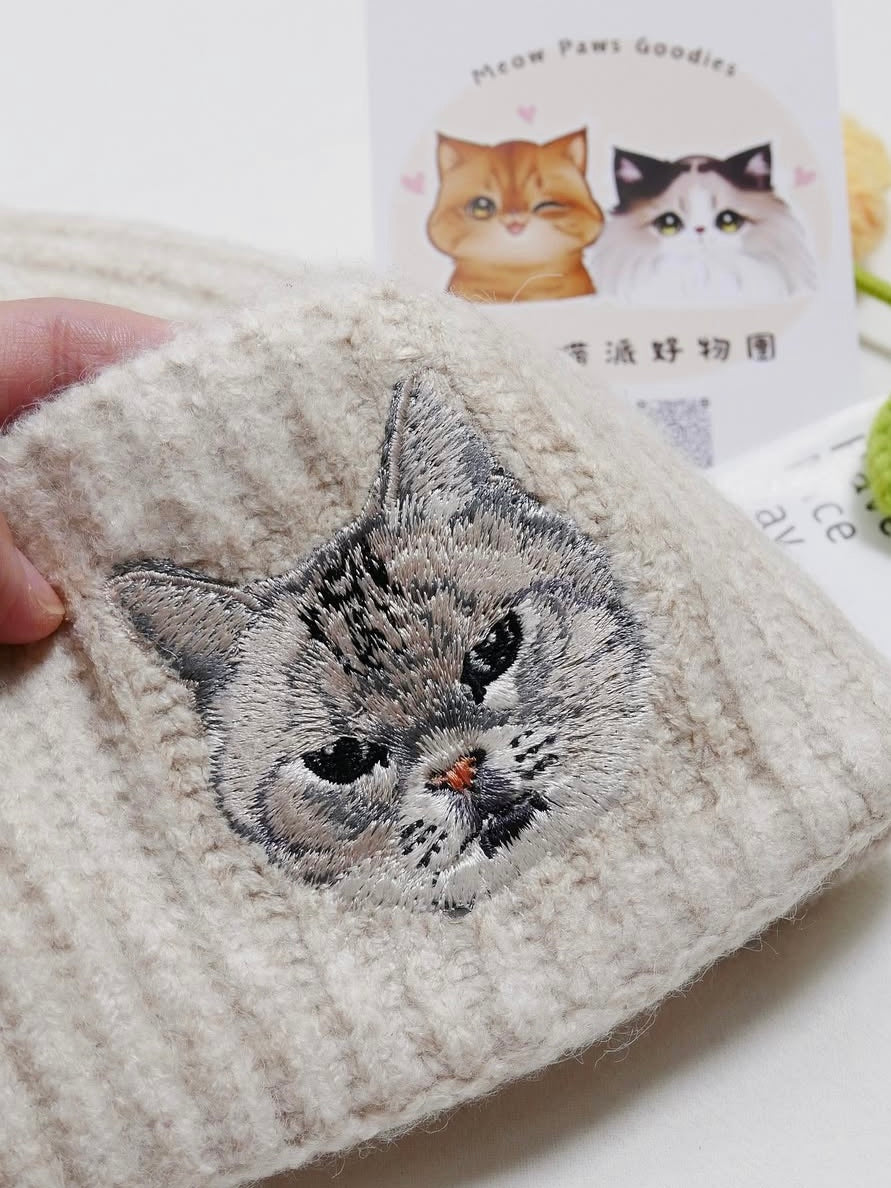 客製化毛孩刺繡毛帽