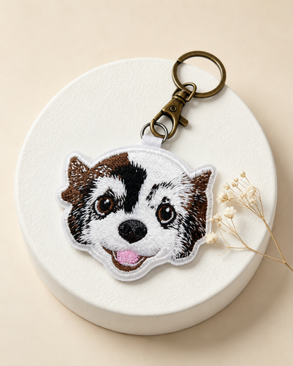 客製化寵物刺繡鑰匙圈