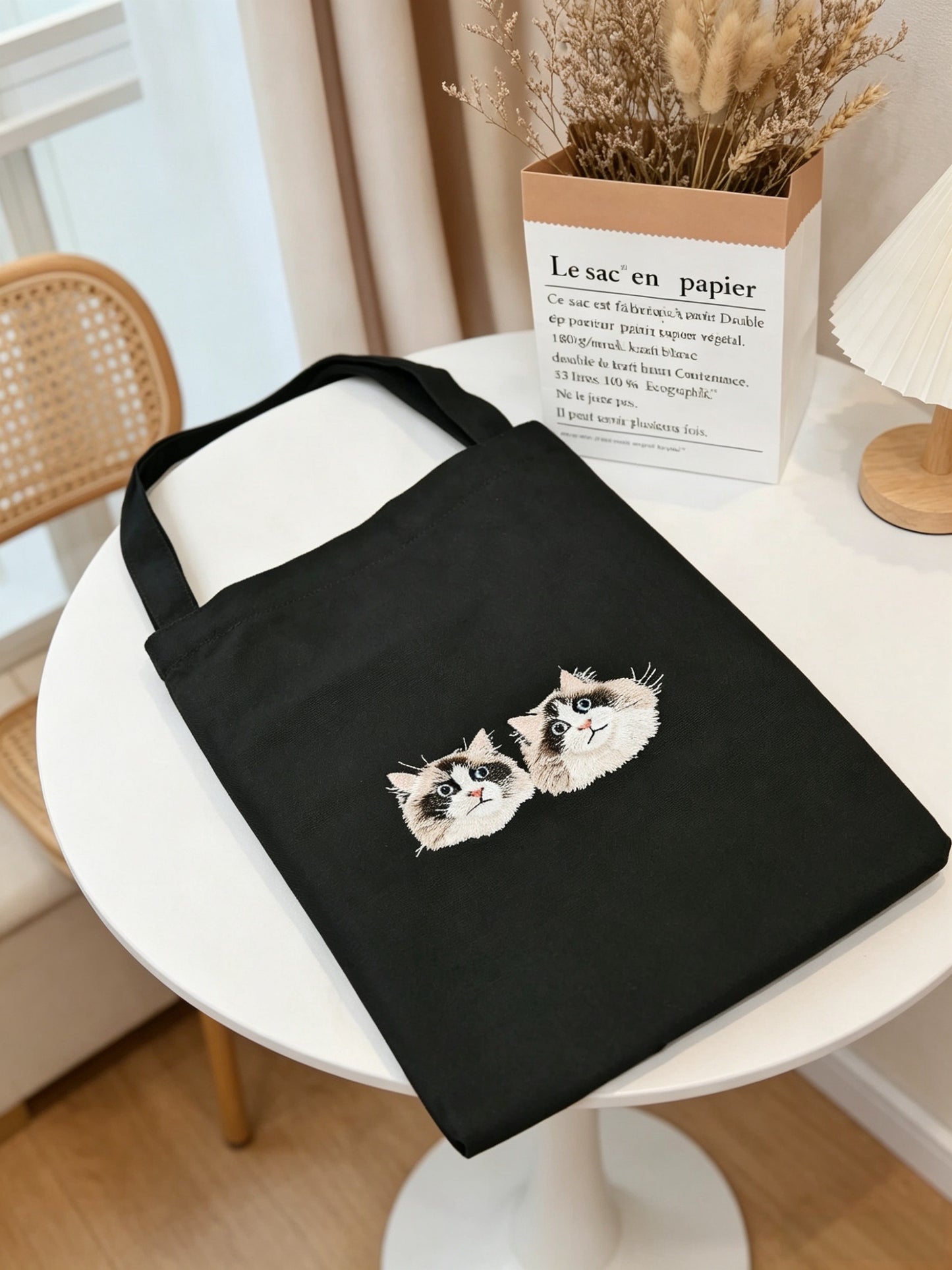 客製化寵物刺繡帆布包