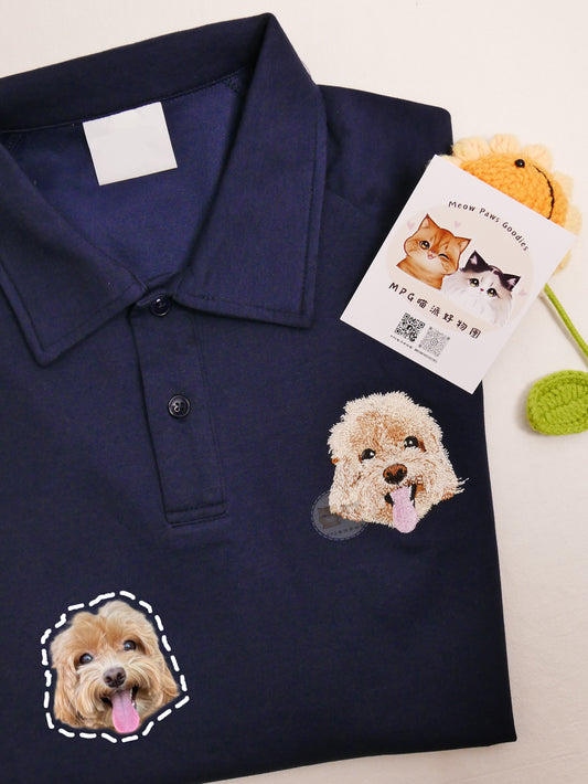 客製化寵物刺繡Polo衫